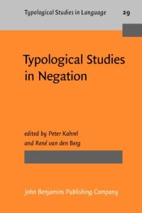 cover of the book Typological Studies in Negation