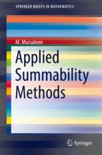 cover of the book Applied Summability Methods