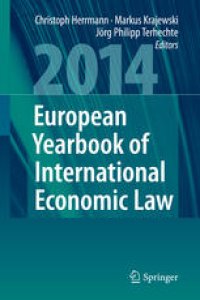 cover of the book European Yearbook of International Economic Law 2014