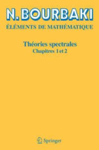 cover of the book Théories spectrales: Chapitres 1 et 2