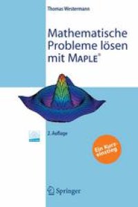 cover of the book Mathematische Probleme lösen mit Maple