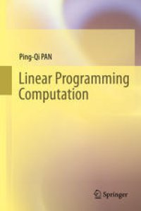 cover of the book Linear Programming Computation