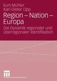 cover of the book Region — Nation — Europa: Die Dynamik regionaler und überregionaler Identifikation