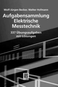 cover of the book Aufgabensammlung Elektrische Messtechnik