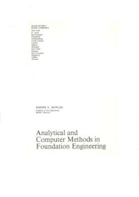 cover of the book Analytical and Computer Methods in Foundation Engineering