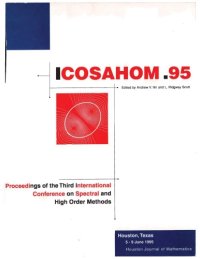 cover of the book ICOSAHOM 95: Proceedings of the Third International Conference on Spectral and High Order Methods (Houston, USA, 5-9 June, 1995)