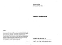 cover of the book Esercizi di Geometria