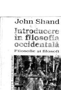 cover of the book Introducere in filosofia occidentala