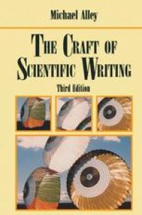 cover of the book The Craft of Scientific Writing