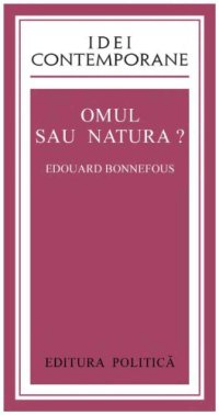 cover of the book Omul sau natura