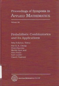 cover of the book Probabilistic Combinatorics and Its Applications