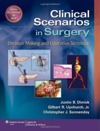 cover of the book Clinical Scenarios in Surgery: Decision Making and Operative Technique