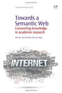 cover of the book Towards a Semantic Web. Connecting Knowledge in Academic Research