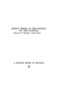 cover of the book A source book in physics