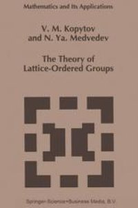 cover of the book The theory of lattice-ordered groups