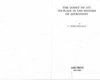 cover of the book The Comet of 1577: its place in the history of astronomy