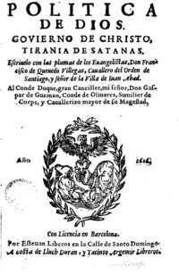 cover of the book Política de Dios, gobierno de Cristo, tiranía de Satanás