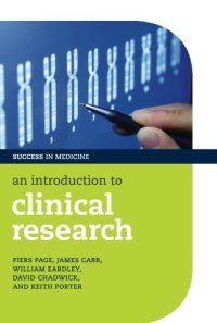 cover of the book An Introduction to Clinical Research