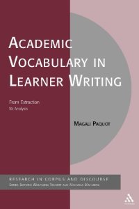 cover of the book Academic vocabulary in learner writing : from extraction to analysis