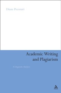 cover of the book Academic Writing and Plagiarism: A Linguistic Analysis