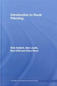 cover of the book Introduction to rural planning