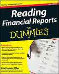 cover of the book Reading financial reports for dummies