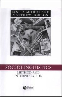 cover of the book Sociolinguistics : method and interpretation