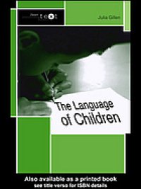 cover of the book The language of children