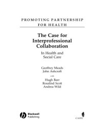 cover of the book The case for interprofessional collaboration in health and social care