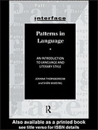 cover of the book Patterns in language : an introduction to language and literary style