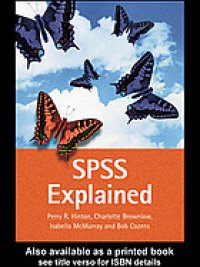 cover of the book SPSS explained