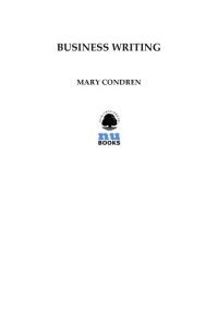 cover of the book Business Writing