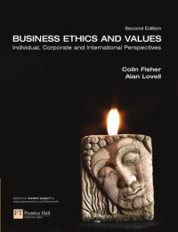 cover of the book Business ethics and values : individual, corporate and international perspectives