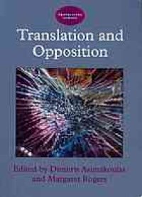 cover of the book Translation and opposition