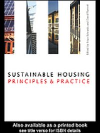 cover of the book Sustainable housing : principles & practice