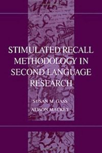 cover of the book Stimulated recall methodology in second language research