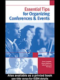 cover of the book Essential tips for organizing conferences and events