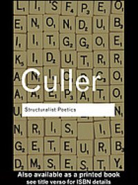 cover of the book Structuralist poetics : structuralism, linguistics and the study of literature