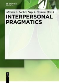 cover of the book Interpersonal pragmatics