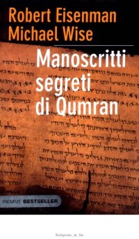 cover of the book Manoscritti segreti di Qumran