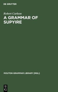 cover of the book A Grammar of Supyire