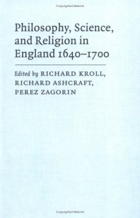 cover of the book Philosophy, Science, and Religion in England 1640-1700