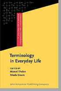 cover of the book Terminology in everyday life