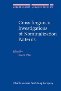 cover of the book Cross-linguistic Investigations of Nominalization Patterns