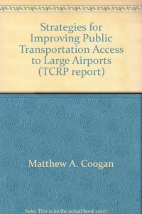 cover of the book Strategies for improving public transportation access to large airports