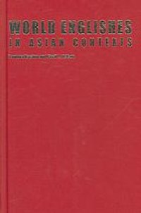 cover of the book World Englishes in Asian contexts