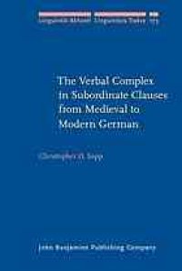 cover of the book The verbal complex in subordinate clauses from medieval to modern German