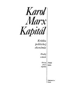 cover of the book Kapitál: Kritika politickej ekonómie. Druhý zväzok.