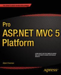 cover of the book Pro ASP.NET MVC 5 Platform