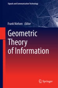 cover of the book Geometric Theory of Information